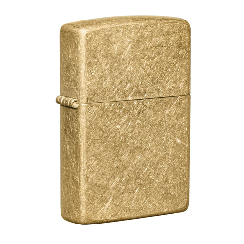 Zippo 49477 Classic Lighter, Tumbled Brass - 2
