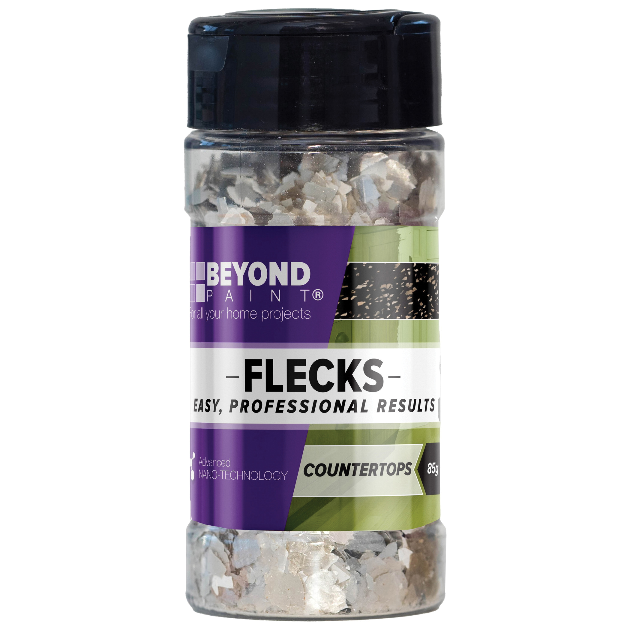 Beyond Paint BP90 Countertop Flecks, Smoked Gray, 5 oz - 2