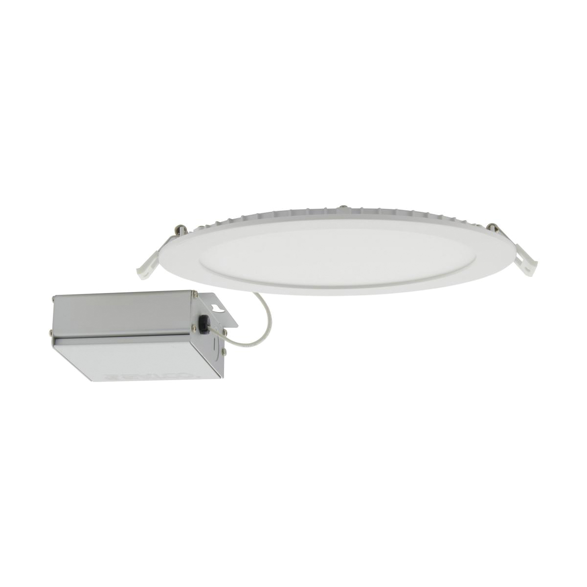 LED Downlight, Nuvo Lighting, 8 in, Direct Wire, 24 W, 120 V, LED Lamp, White - 2