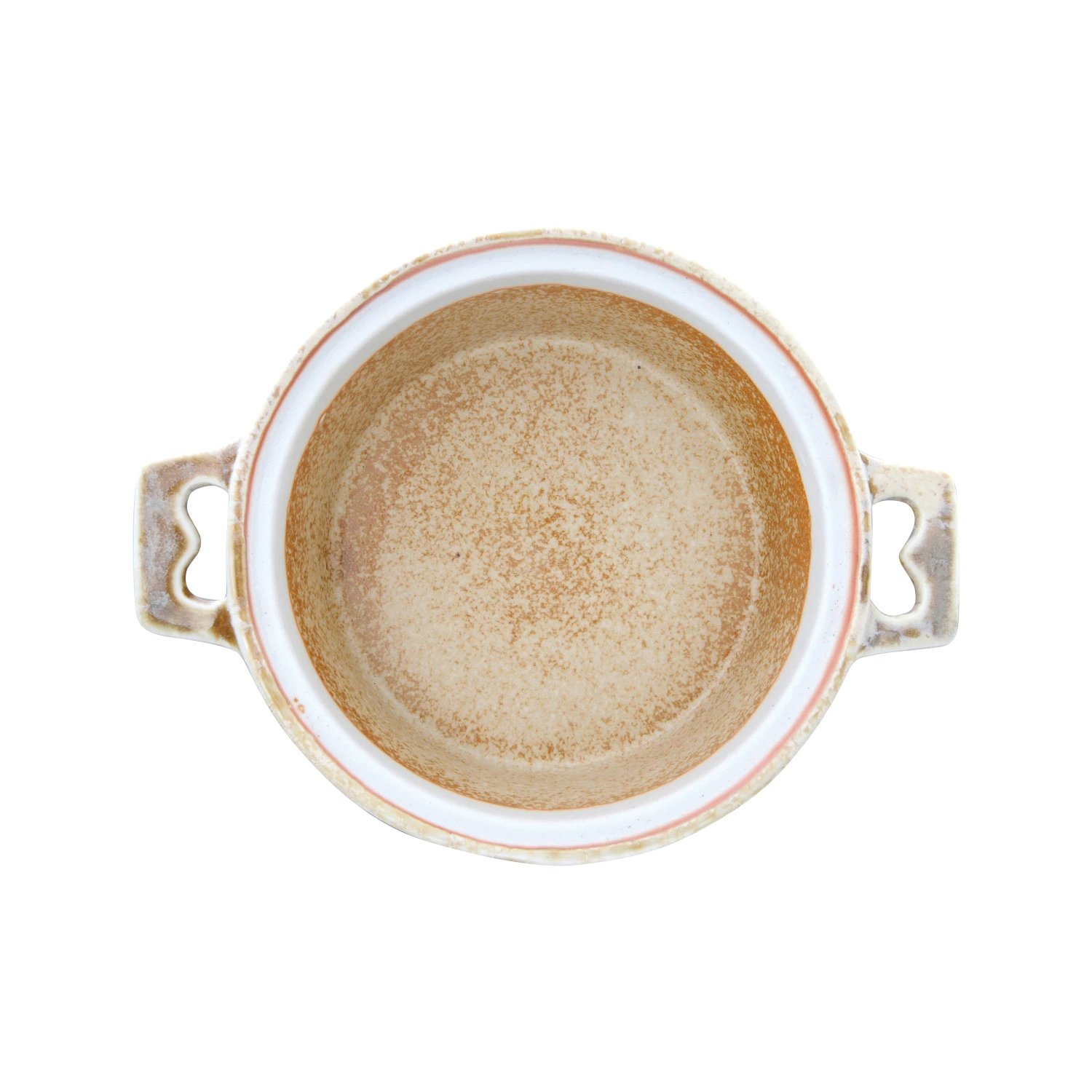 Creative Co-Op Secret Garden Series DF2681A Brie Baker, 7 in Dia, Stoneware - 4