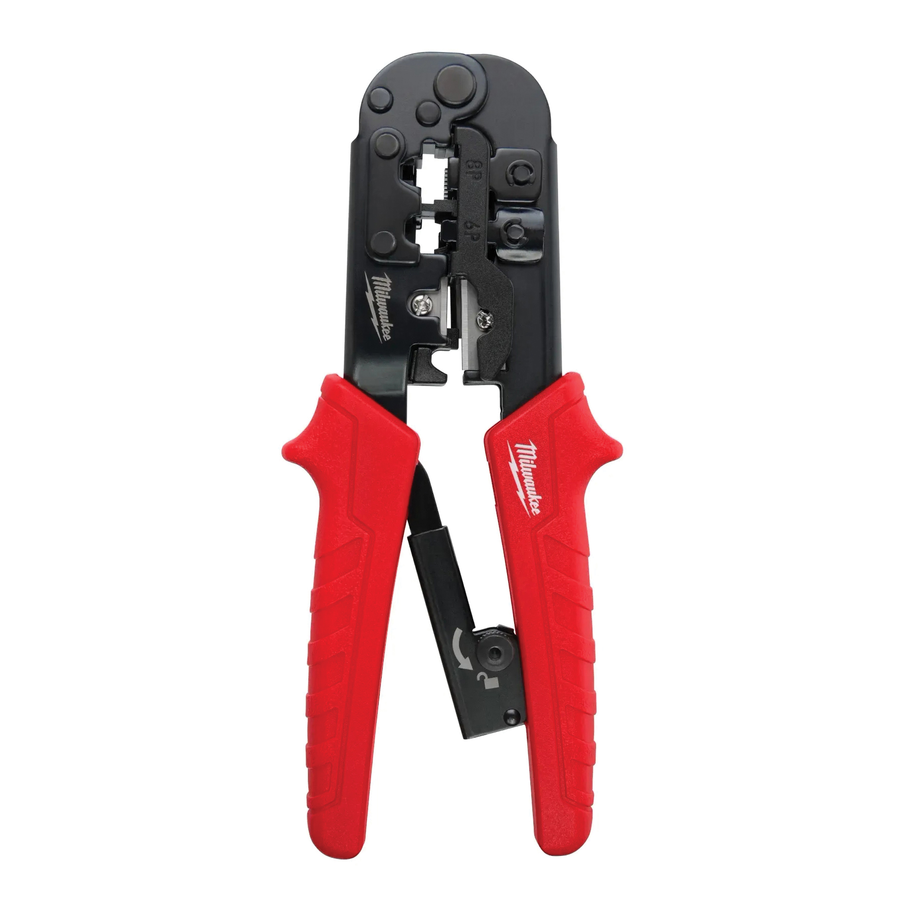 Milwaukee 48-22-3076 Milwaukee 48-22-3076 Ratcheting Modular Crimper and Stripper, 3.35 in OAL, Comfort, Ergonomic Handle - 1