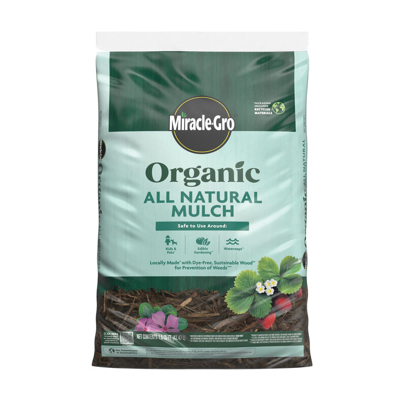 Organic 88559430 Natural Mulch, 1.5 cu-ft Bag
