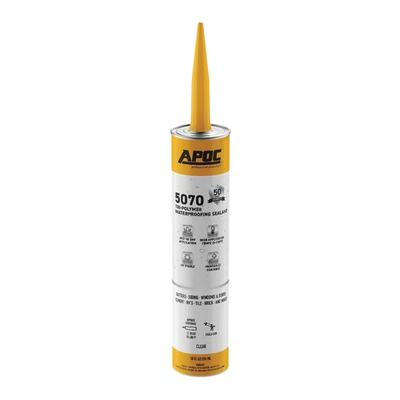 AP-5070 Series AP-5070-0-61 Tri-Polymer Waterproofing Sealant, Clear, Liquid, 10 oz, Tube