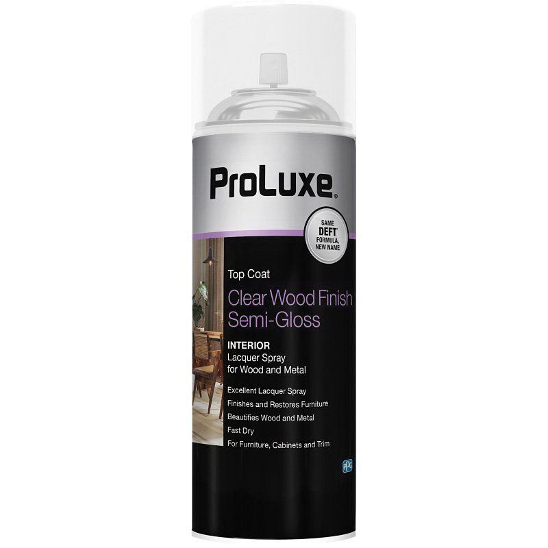 PLX011S/54 Lacquer, Semi-Gloss, Aerosol, Clear, 12.25 oz, Can