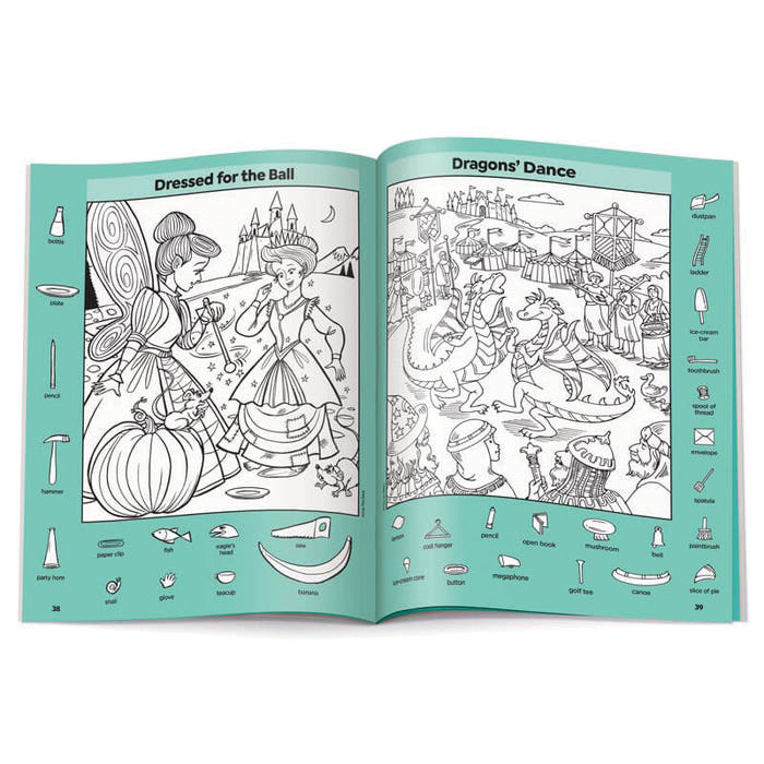 Highlights A2676 Activity Book, Hidden Pictures Enchanted Fantasy Puzzles, 6 to 12 years, English - 4