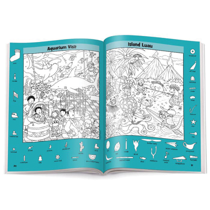 Highlights A2124 Activity Book, Hidden Pictures Ocean Puzzles, 6 to 12 years, English - 2