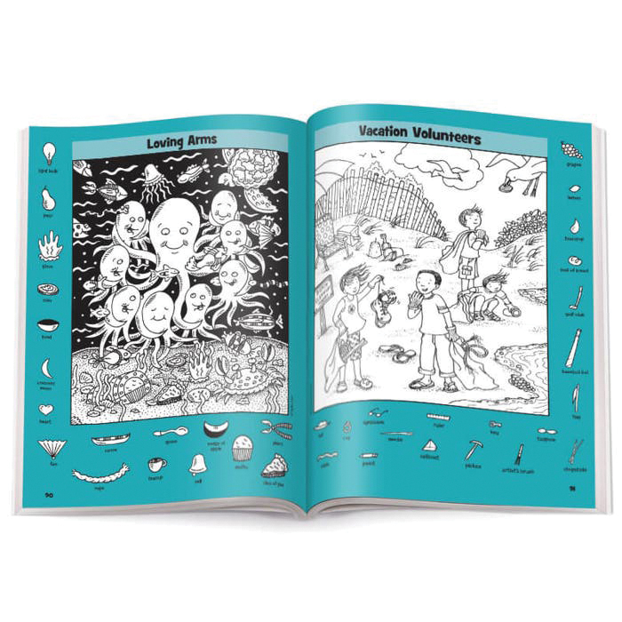 Highlights A2124 Activity Book, Hidden Pictures Ocean Puzzles, 6 to 12 years, English - 3