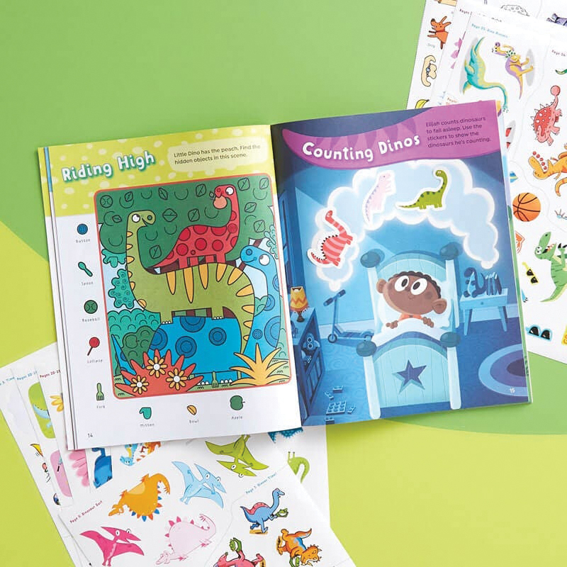 Highlights A2929 Activity Book, Giant Sticker Dinosaur Fun, 3 to 6 years, English - 5