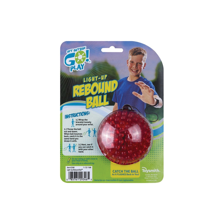 Get Outside Go 2368 Light-Up Rebound Ball, Blue/Red - 3