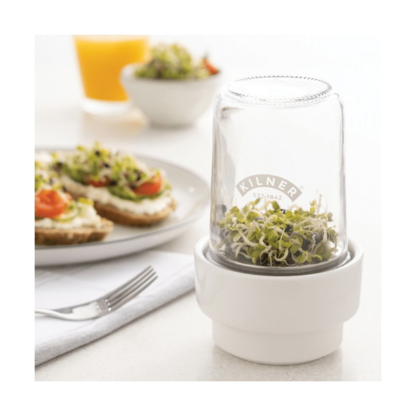 Kilner 0025.082 Sprouting Set, 115 mm L, 115 mm W, 202 mm H - 4