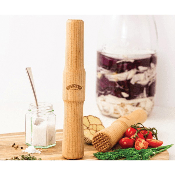 Kilner 0025.047U Fermentation Packer, 40 mm Dia, 245 mm H, Beachwood - 4