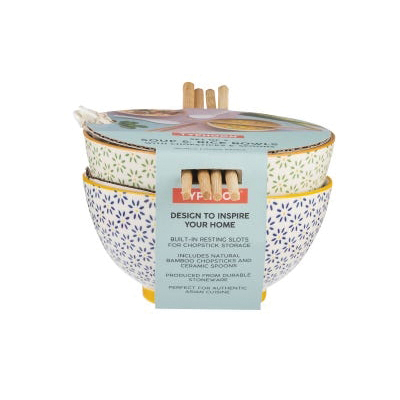 Typhoon 1402.126U Rice and Soup Bowl Set, 240 mL, 130 mm Dia, Ceramic - 2