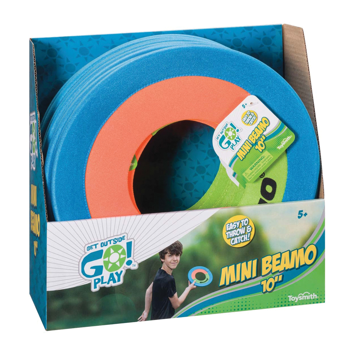 Go! Play Beamo Series 6106 Flying Disc, 10 in Dia, 0.3 in Thick, Foam/Nylon - 2