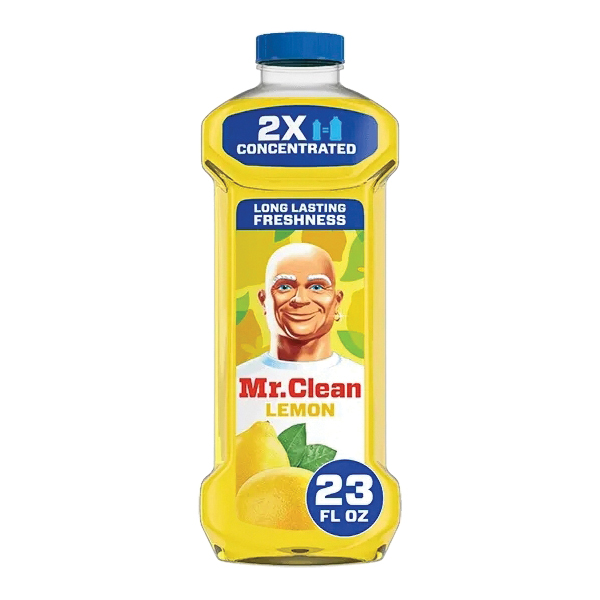11292 2X Con Cleaner, Bottle, Liquid, 23 oz, Yellow, Lemon