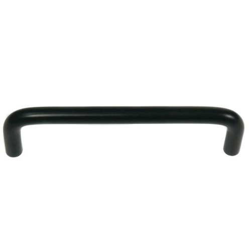 Tech Wire Series 34220 Cabinet Pull, 3.31 in L Handle, 1-3/16 in Projection, Steel, Matte Black