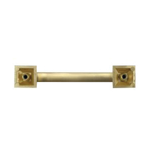 Cabinet Pull, Laurey, Newport, 4.61 in L Handle, 1.18 in Projection, Zinc, Satin Brass - 3