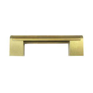 Laurey Tribeca Series 87811 Cabinet Pull, 4-3/4 in L Handle, 1.38 in Projection, Zinc, Titanium Gold - 4