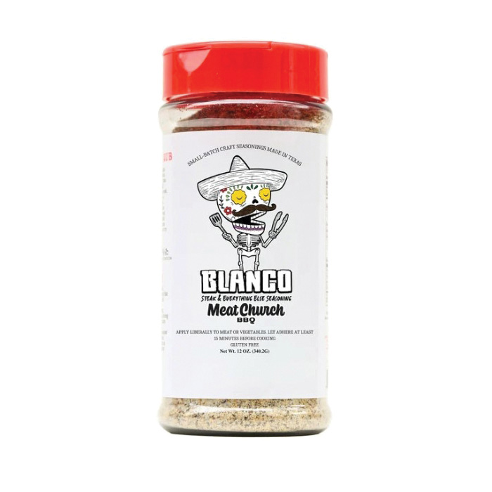 Meat Church Blanco Steak Seasoning, Meat Church BBQ, 12 oz - 1