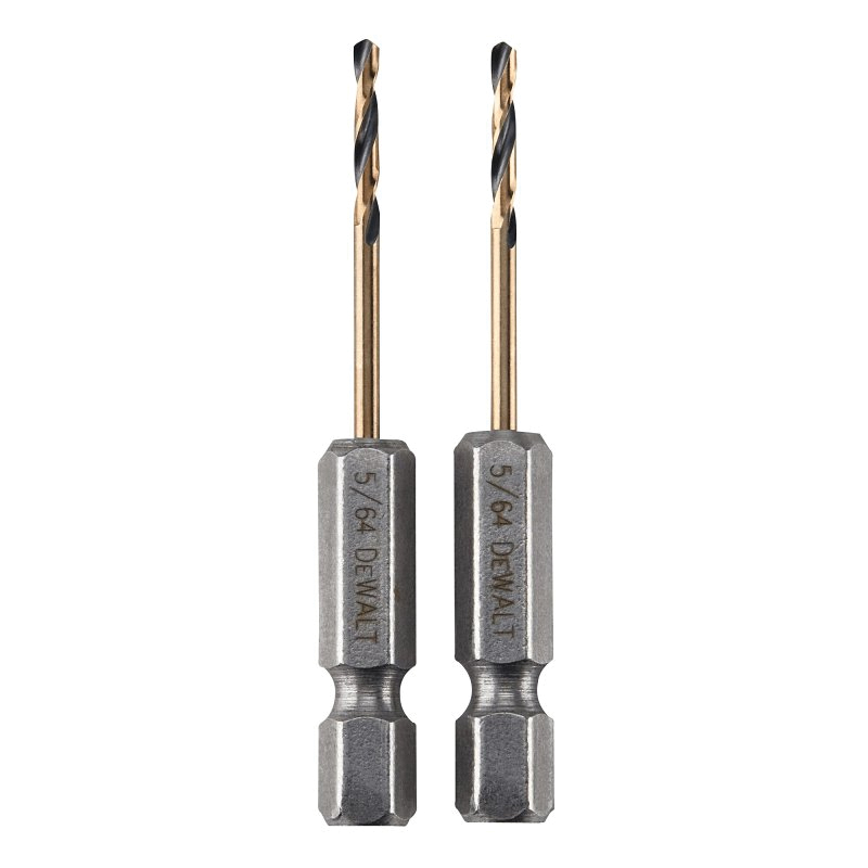 DWA5005 Drill Bit, 5/64 in Dia, 2-3/16 in OAL, Heavy-Duty, 1/4 in Dia Shank, Hex Shank