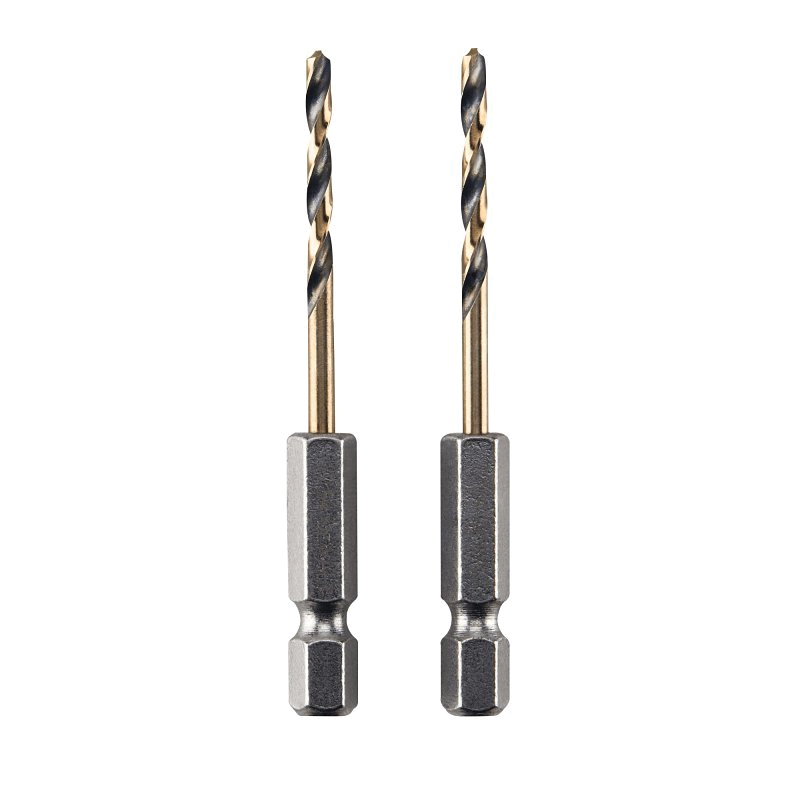 DWA5007 Drill Bit, 7/64 in Dia, 2-5/8 in OAL, Heavy-Duty, 1/4 in Dia Shank, Hex Shank