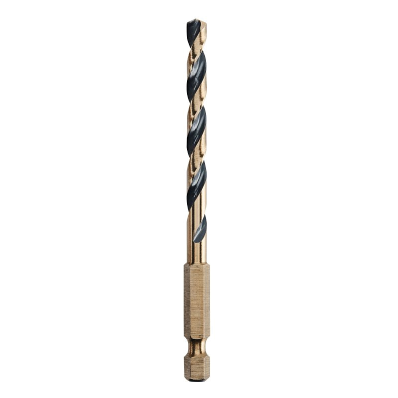DWA5014 Drill Bit, 7/32 in Dia, 3-7/8 in OAL, Heavy-Duty, 1/4 in Dia Shank, Hex Shank