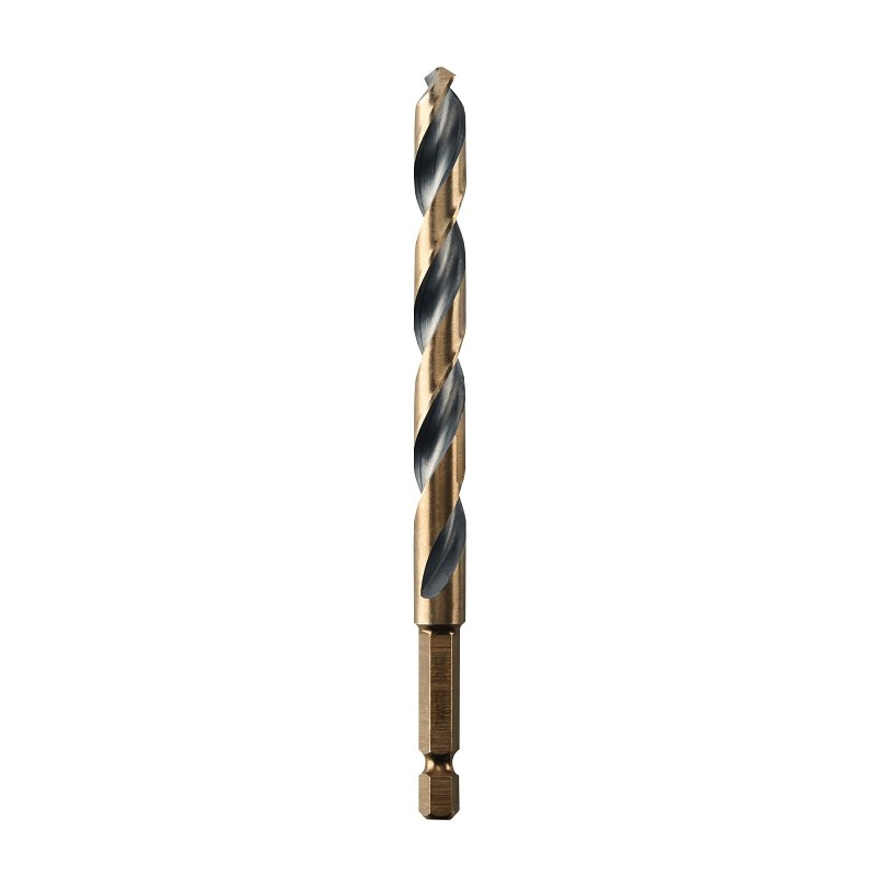 DWA5023 Drill Bit, 23/64 in Dia, 5 in OAL, Heavy-Duty, 1/4 in Dia Shank, Hex Shank