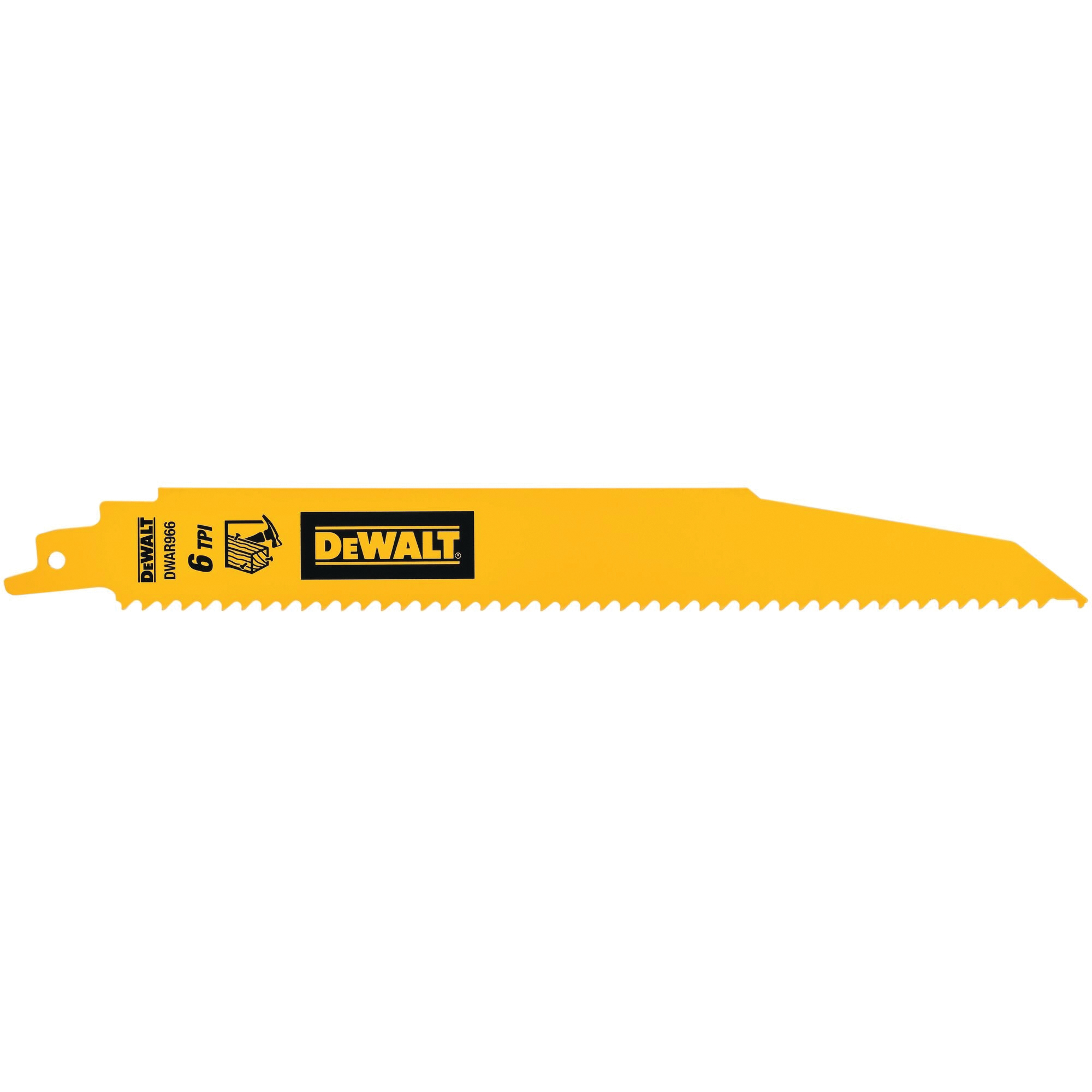 DWAR966 Reciprocating Saw Blade, 9 in L