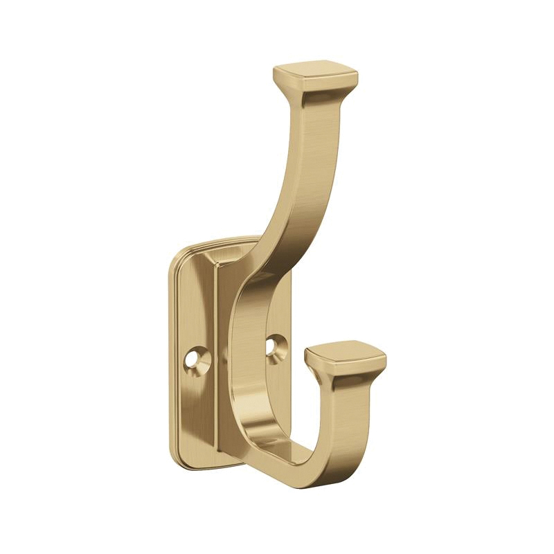 Alder Series H37007CZ Decorative Hook, 11/16 in W, Zinc, Champagne Bronze, 25 lb, 2-5/8 in Projection