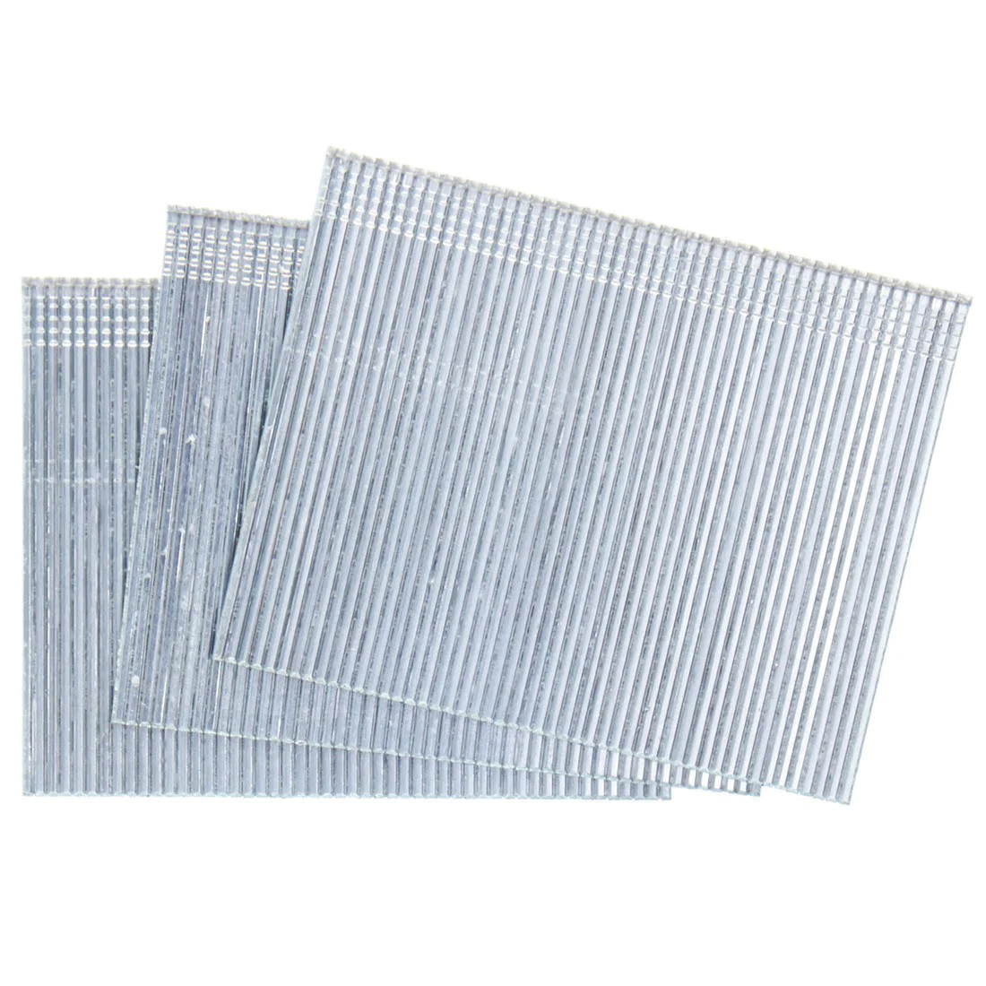 M001005R Finish Nail Strip, 2 in L, 16 ga, Galvanized/Plain, T-Head Head, 2000 Count, Straight