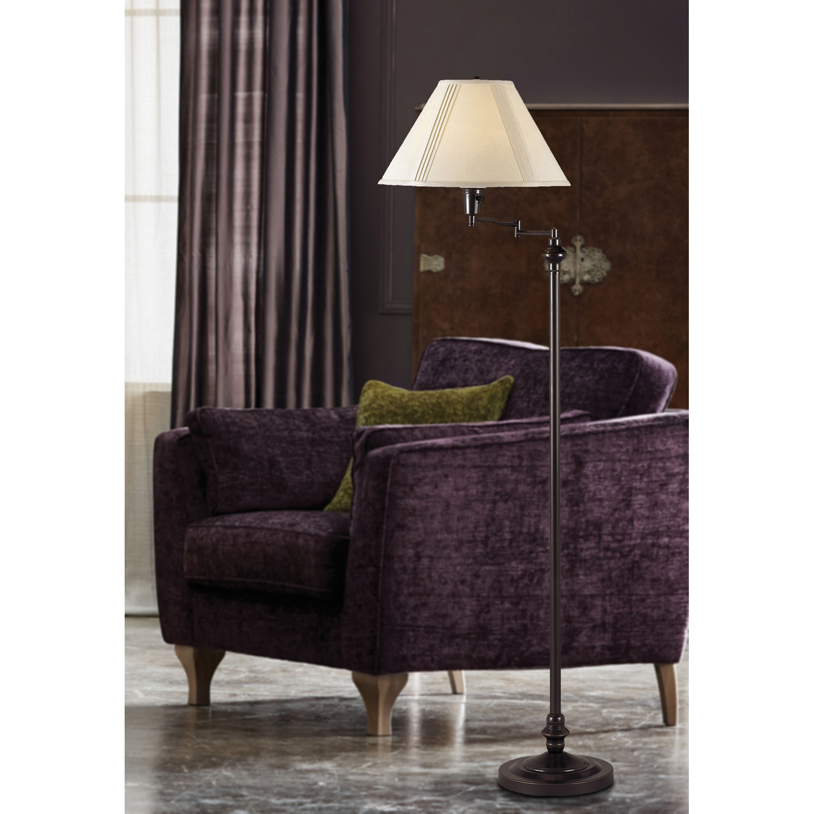 Cal Lighting Swing Arm Floor Lamp - Thumbnail 3