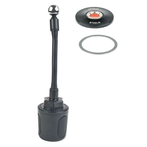 Orbiter Plus, Steelie Series STOMSCK-01-R8 Cup Holder Kit, Plastic, Black