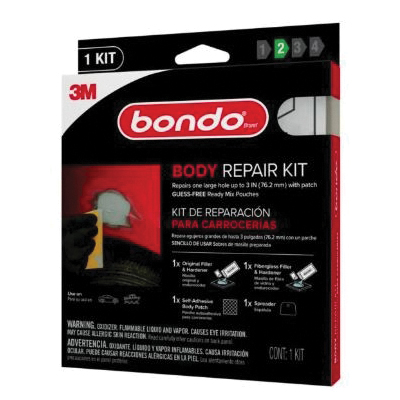 BRKIT-2PK-ES Body Repair Kit, 2 oz Pouch, Paste