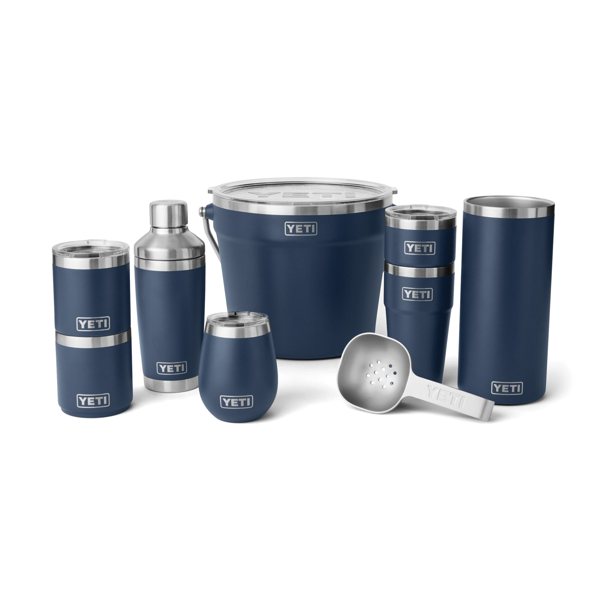 Yeti Rambler Lowball 2.0 Series 21071504012 Tumbler, 10 oz Can/Bottle, Stainless Steel, White - 3