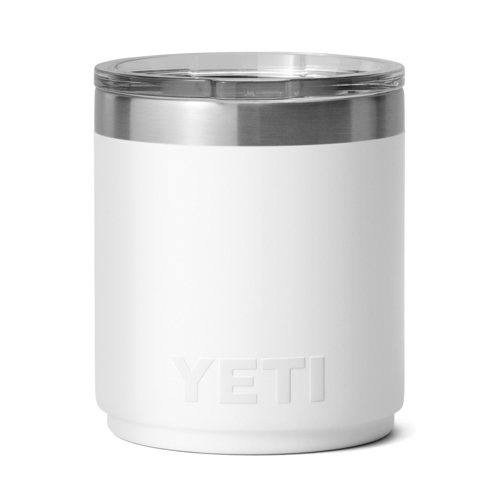 Yeti Rambler Lowball 2.0 Series 21071504012 Tumbler, 10 oz Can/Bottle, Stainless Steel, White - 5