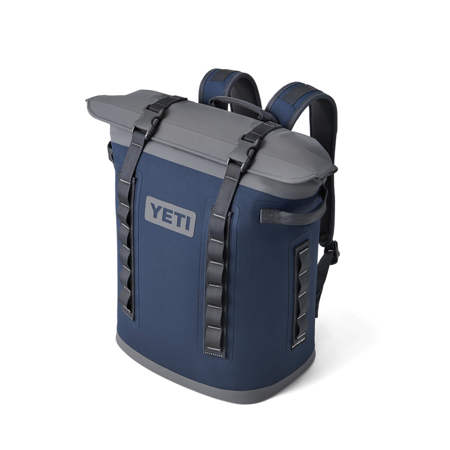 Yeti Hopper 18060131428 Backpack Soft Cooler, 9.9 in L, 15.3 in W, 20 L, Foam, Navy - 4