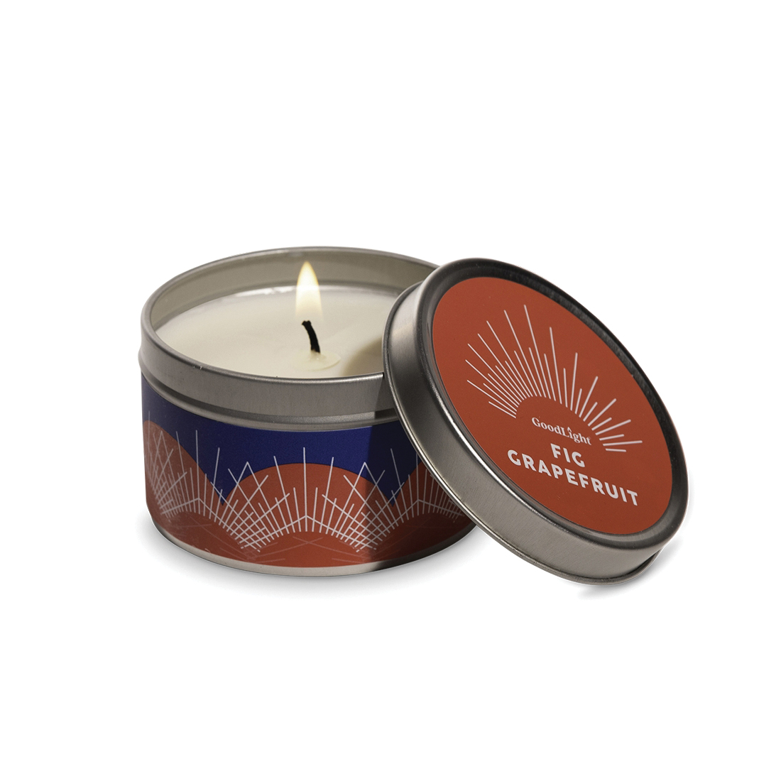 GoodLight TT2-FIG Candle, 2 oz, Fig Grapefruit, 15 hr - 2