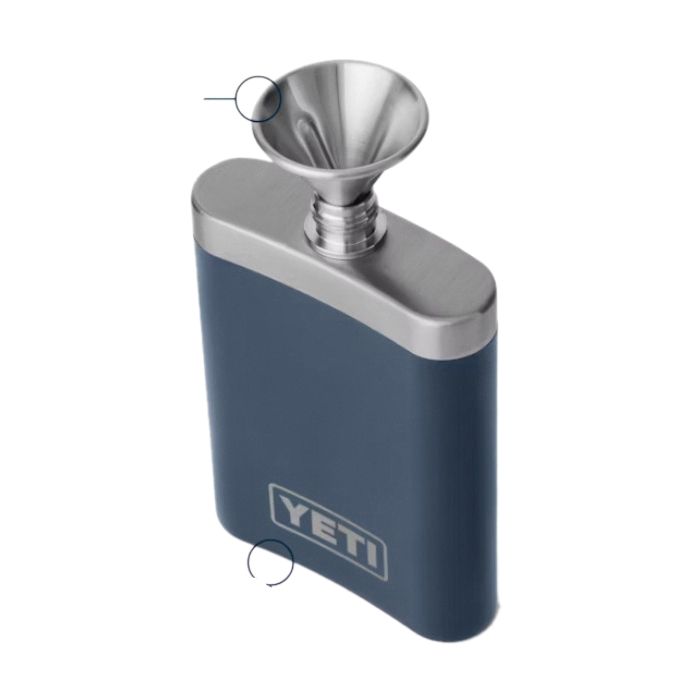 Yeti 21071504290 Flask, Stainless Steel, Navy - 2