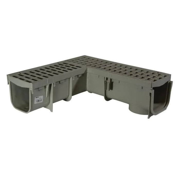 861 90 deg Elbow, HDPE, Light Gray