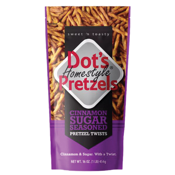 71928 Pretzel Twist, Cinnamon Sugar Seasoned, 16 oz Bag