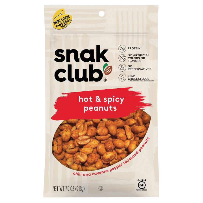 1721149 Peanut, Hot and Spicy, 7.5 oz Bag