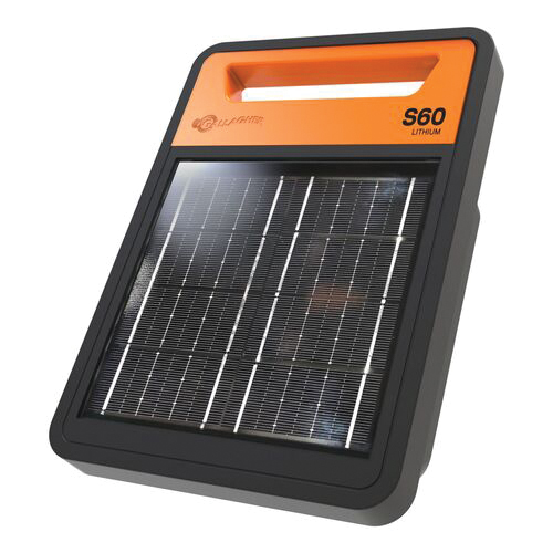 G351404 Solar Fence Energizer, 8.8 kV Output, Lithium Iron Phosphate Battery, 6 mile Fence Distance