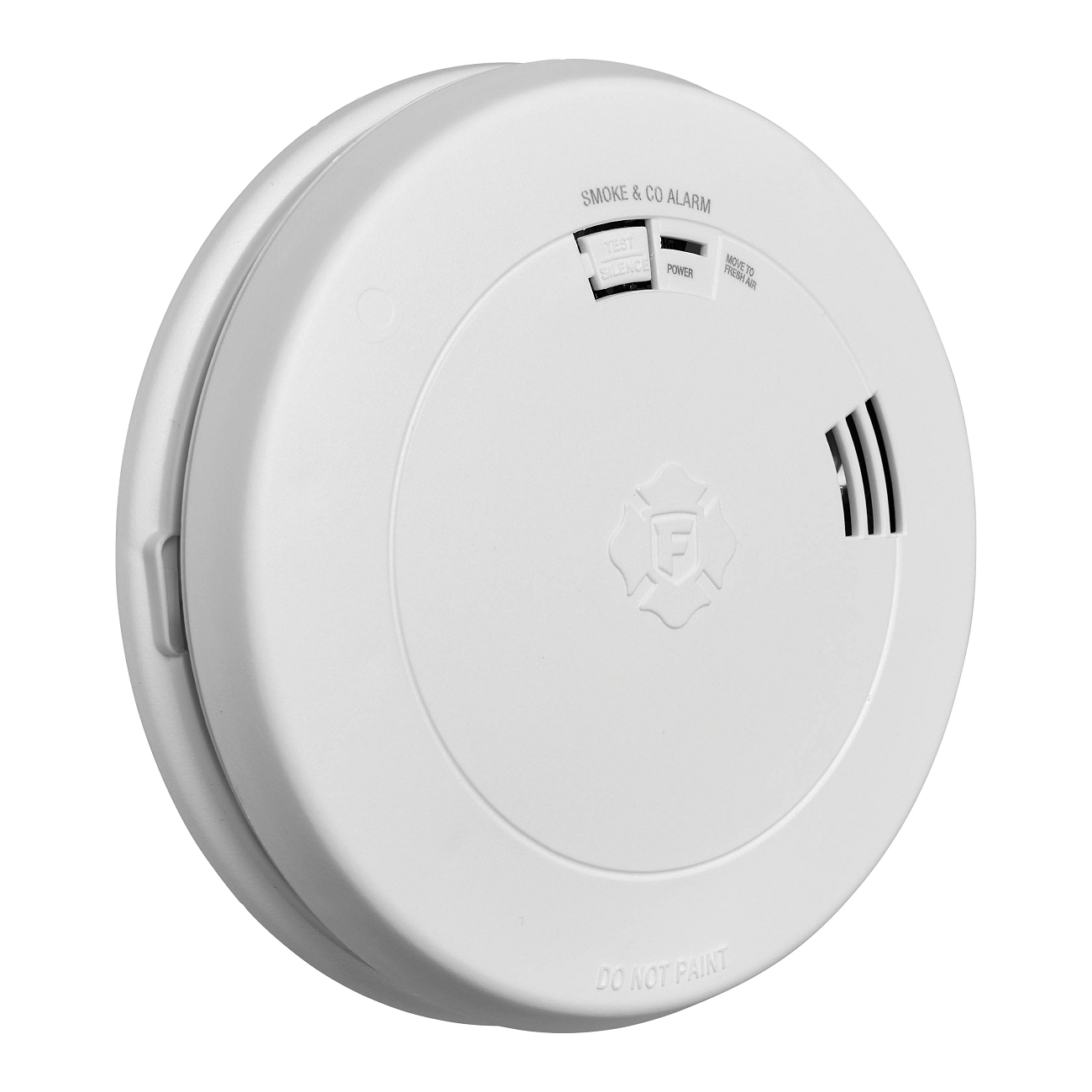 2-in-1 Smoke Alarm and CO Alarm, First Alert, 10 ft, 85 dB, Electrochemical, Photoelectric Sensor, Ceiling, Wall - 2