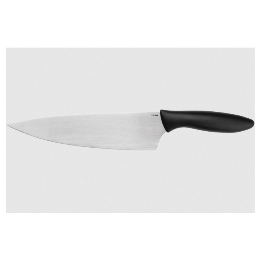 Kershaw 1780X Chef Knife, 8 in L Blade, Stainless Steel Blade, Polypropylene Handle, Black Handle, Fixed, Plain Blade - 2