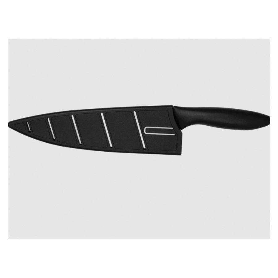 Kershaw 1780X Chef Knife, 8 in L Blade, Stainless Steel Blade, Polypropylene Handle, Black Handle, Fixed, Plain Blade - 3
