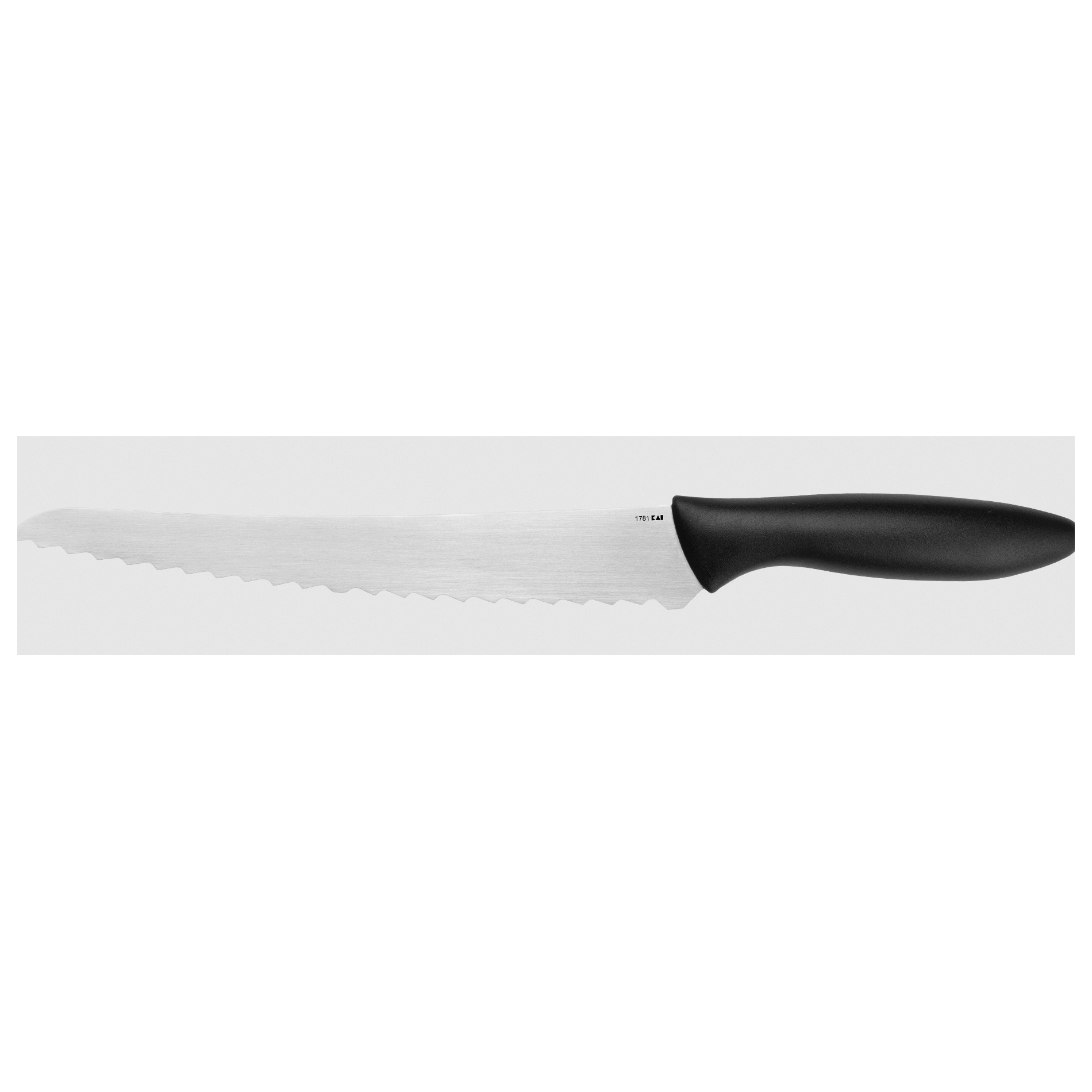 Kershaw 1781X Bread Knife, 8 in L Blade, Stainless Steel Blade, Polypropylene Handle, Black Handle - 2