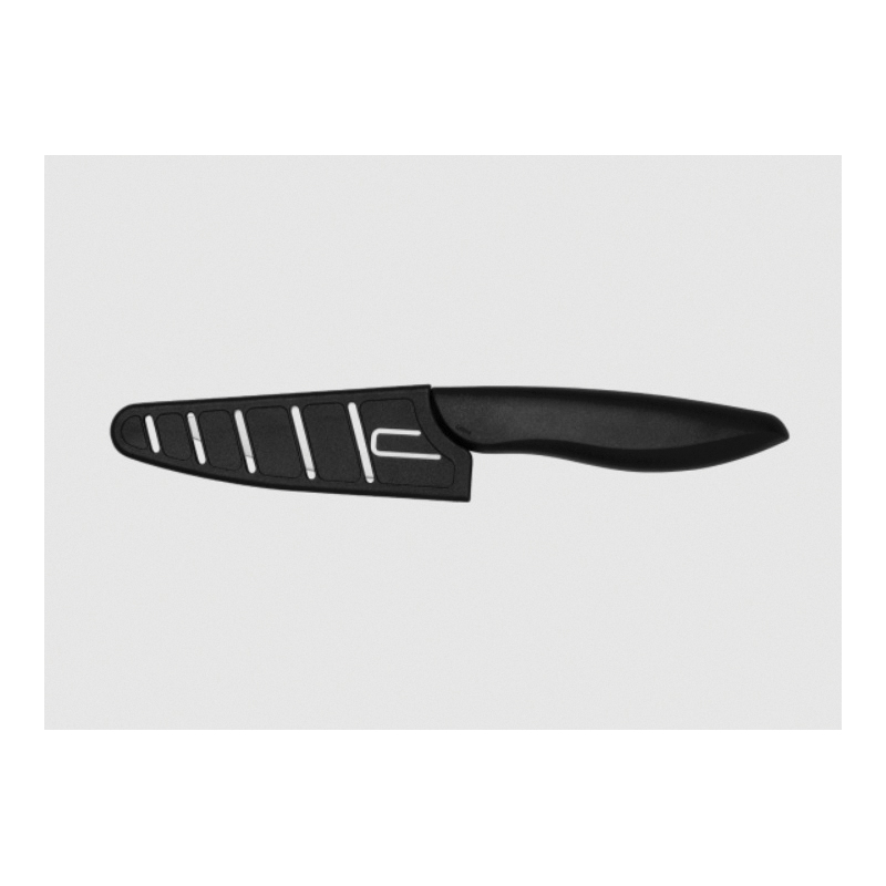 Kershaw 1784X Paring Knife, 3-1/2 in L Blade, Stainless Steel Blade, Polypropylene Handle, Black Handle - 3