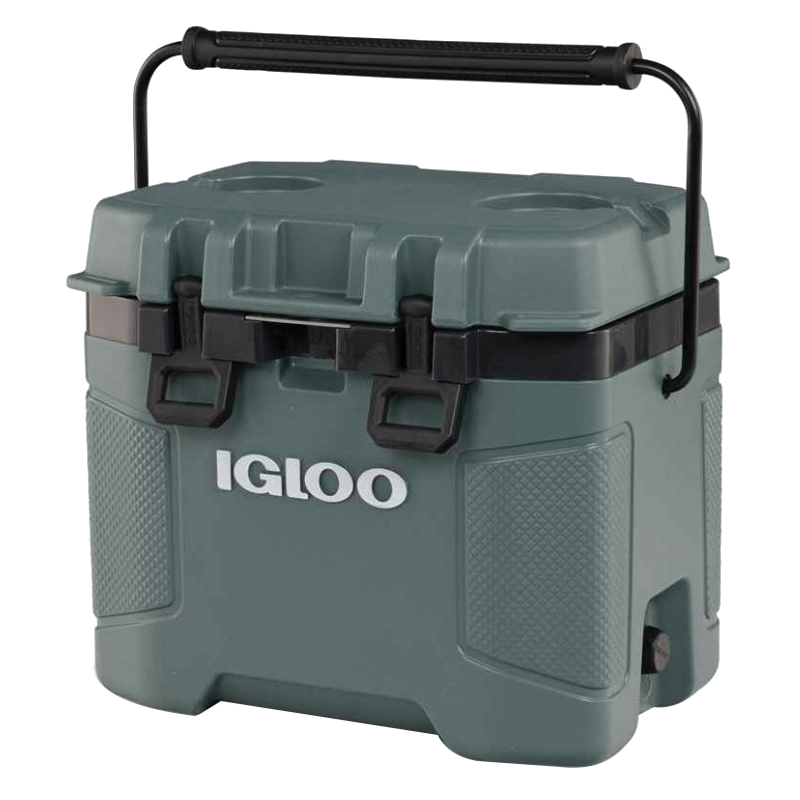 Trailmate Series 0050219 Cool Box, 25 qt Cooler, Polyethylene/Polypropylene, Spruce\Obsidian Gray