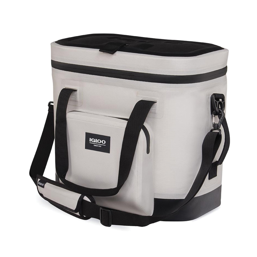 Trailmate Series 0062208 Heavy-Duty Cool Bag, 30 cm L, 36 cm W, 23 qt, EVA/HDPE/Polyester, Bone, Zipper