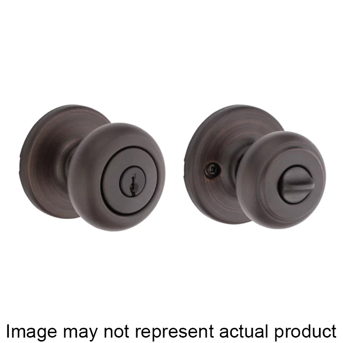 400CV 514 SMT 6AL RCS Entry Door Lock, Knob Handle, Matte Black, Zinc, KW1 Keyway, Re-Key Technology: Smartkey