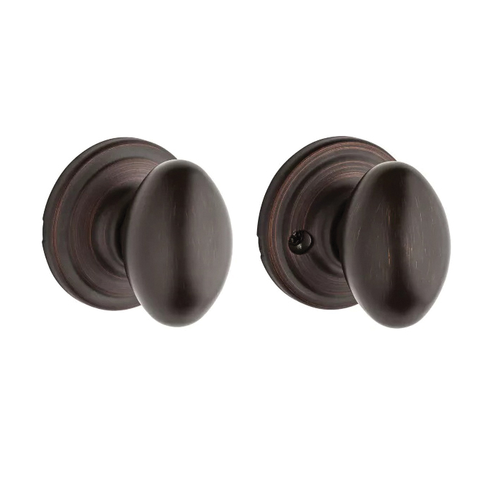 Signature Series 720L 11P 6AL RCS Passage Door Lock, Knob Handle, Zinc, Venetian Bronze, 2-1/4 in Strike